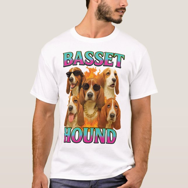 Camiseta Cópia do Basset Hound (Frente)