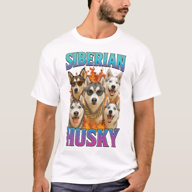 Camiseta Cópia do Husky Siberiano (Frente)
