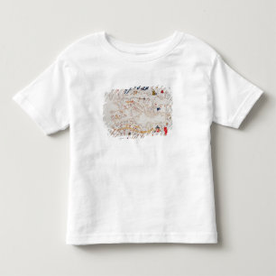 Camiseta Cópia do mapa Catalan de Europa, Norte de África