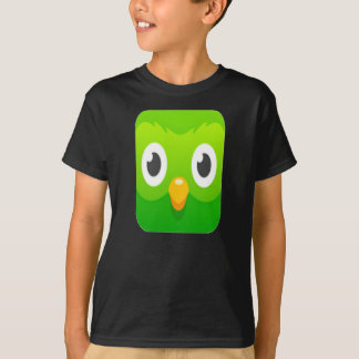 Camiseta Cópia Duolingo Sticker