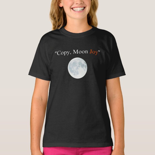 Camiseta Copiar Alegria da Lua – Lua Cheia Artemis (Frente)