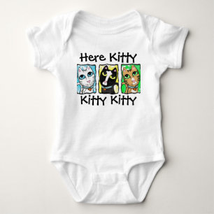 Camiseta Copiar Camiseta-T-Triptych de Gato