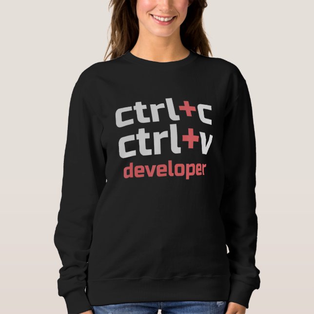 Camiseta Copiar Colar Desenvolvedor Ctrl C Ctrl V Coder (Frente)