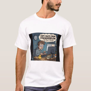 Camiseta Copiar e Colar do StackOverflow - T Programador Di