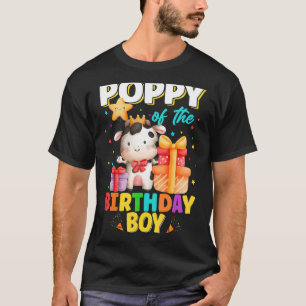 Camiseta Cópias Da Família Birthday Boy Cow Farm