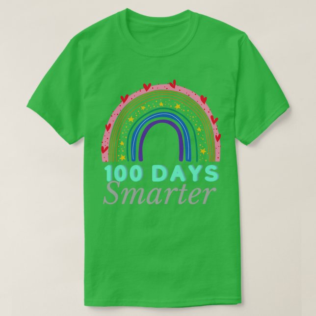 Camiseta Copie de Copie de 100 Dias Mais Inteligente (Frente do Design)