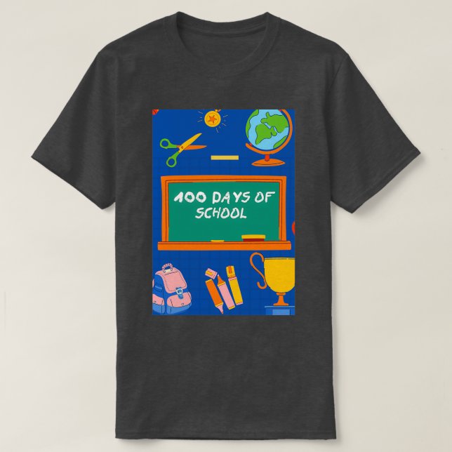 Camiseta Copie de dias de escola dias mais inteligentes (Frente do Design)