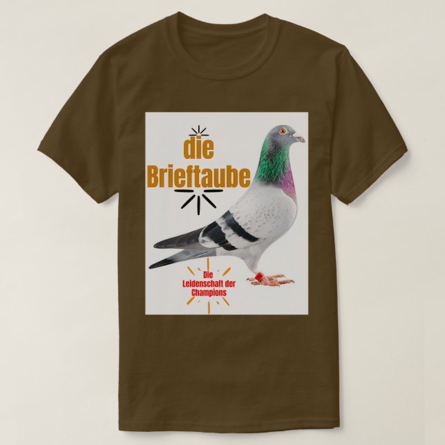 Camiseta Copie de The carrier pigeon (Frente do Design)