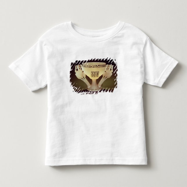 Camiseta Copo de bebendo sob a forma do metade-aberto (Frente)