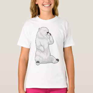 Camiseta Copo de Café de Urso Polar