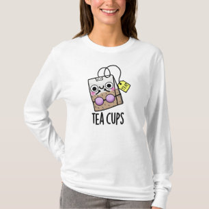 Camiseta Copo de Chá Piadas de Sutiã Engraçadas