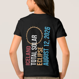Camiseta Copo do eclipse solar total da Islândia em 12 de a