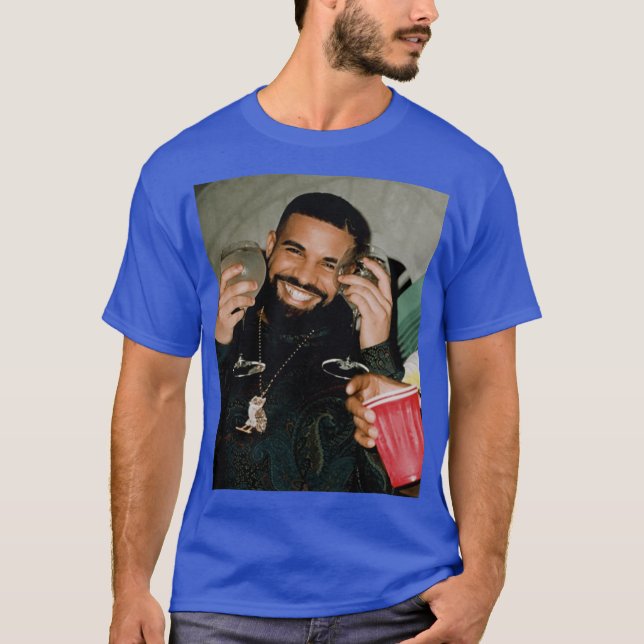 Camiseta Copo e Anel Drake Rapper (Frente)