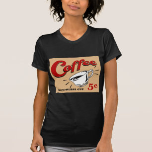Camiseta Copo sem fundo do café
