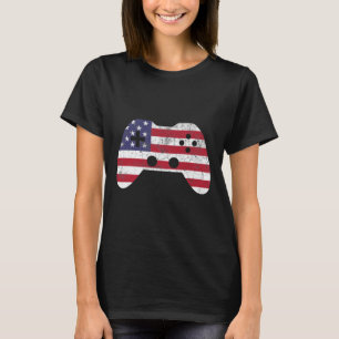 Camiseta Copo Solo Vermelho da Tendência do Dia 4 de Julho