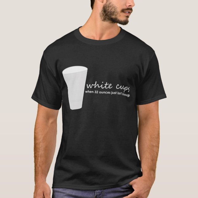 Camiseta Copos brancos (Frente)