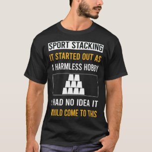 Camiseta Copos de Empilhamento de Desporto Empilhamento Ráp