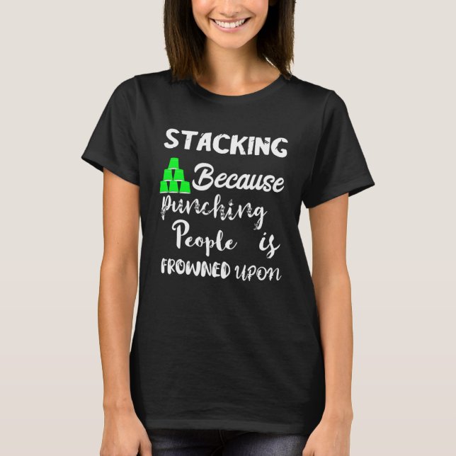 Camiseta Copos de Empilhamento Rápido Empilhamento Esportiv (Frente)