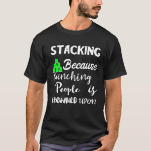 Camiseta Copos de Empilhamento Rápido Empilhamento Esportiv