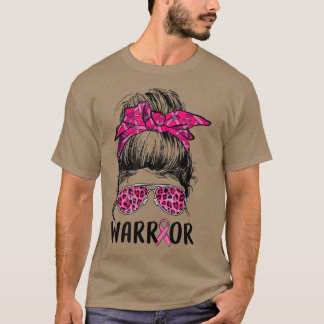 Camiseta Copos de pão bagos vestem cancer de peito de guerr