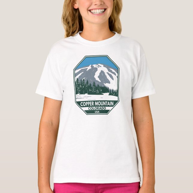 Camiseta Copper Mountain Ski Area Colorado (Frente)