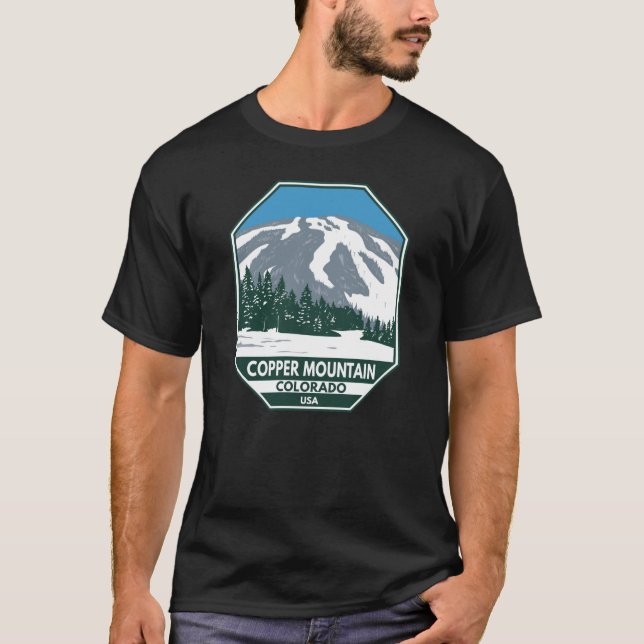 Camiseta Copper Mountain Ski Area Colorado (Frente)