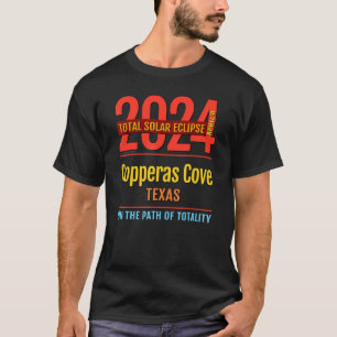 Camiseta Copperas Cove Texas TX Total Eclipse Solar 2024 4