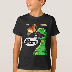 Camiseta Coprolite Paleontologia Humor Engraçado Dinossauro