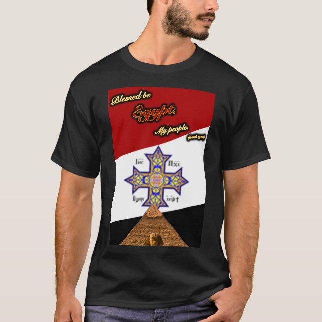 Camiseta Copta-Egito Básica (Frente)