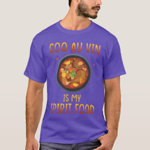 Camiseta Coq Au Vin É a Minha Comida Espiritual amigo