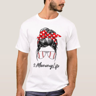 Camiseta Coque Desgrenhado da Vida de Mãe