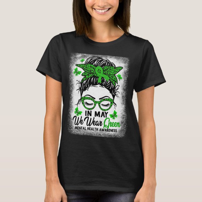 Camiseta Coque Desgrenhado Em Maio Usamos Verde Consciente  (Frente)