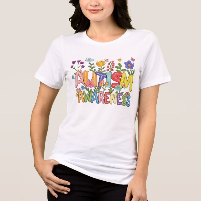 Camiseta Coquete Conscientização do Autismo (Frente)