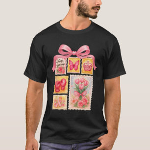 Camiseta Coquete de Fita Rosa do Guerreiro do Cancer da Mam