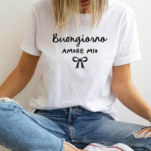 Camiseta Coquete do Arco Italiano Chic   Buongiorno Amore M