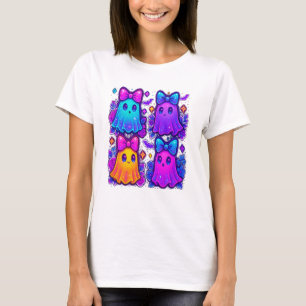 Camiseta Coquete Iridescente Halloween