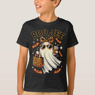 Camiseta Coquete Leopardo Fantasma Café Boo Jee Dia das Bru
