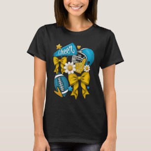 Camiseta Coquete Retroativo Do Dia Do Jogo De Futebol Azul