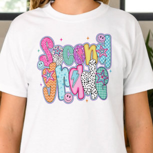 Camiseta Coquete Segunda Série Primeiro Dia de Aula Préppy