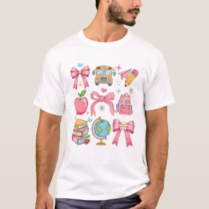 Camiseta Coquete Volta às Aulas Professora Mulheres Menina