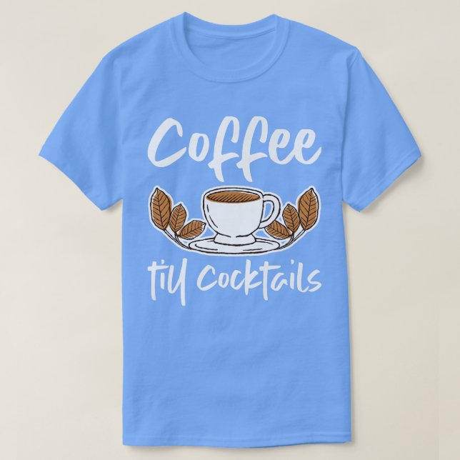 Camiseta Coquetéis de café (Frente do Design)
