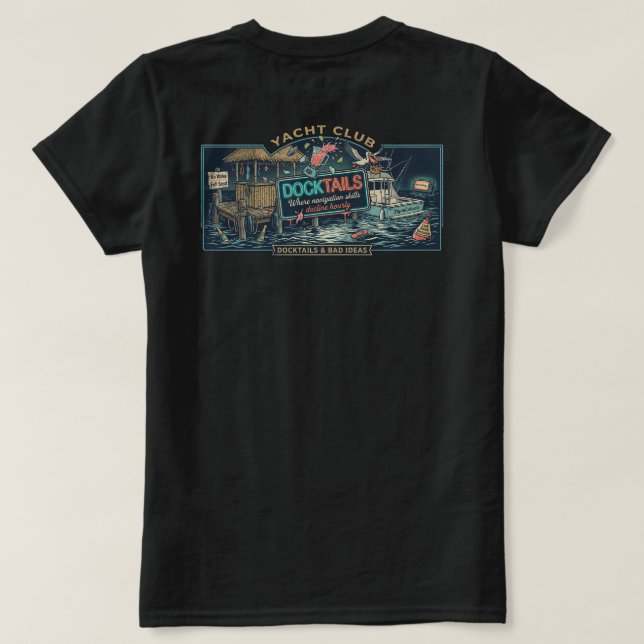 Camiseta Coquetéis & Más Ideias (Verso do Design)