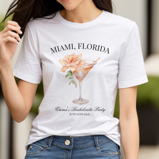 Camiseta Coquetel Blush de Localização de Parte Personaliza