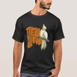 Camiseta Coquetel Com Ele É Um Bir De Animais Bonito E Eng