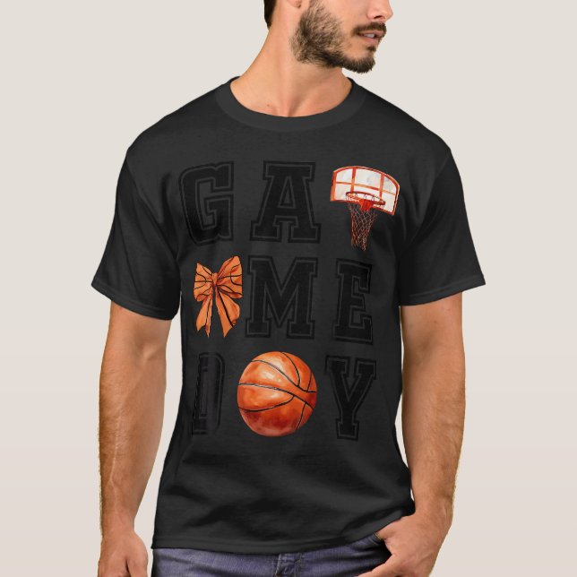Camiseta Coquetel Game Day Basball Mama Mãe Basquete S (Frente)
