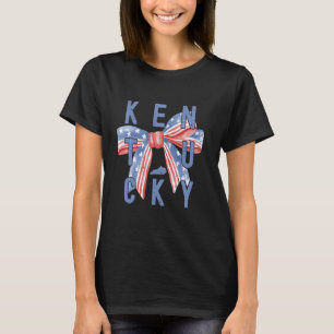 Camiseta Coquette Arco Kentucky 4 De Julho Patriótico Ameri