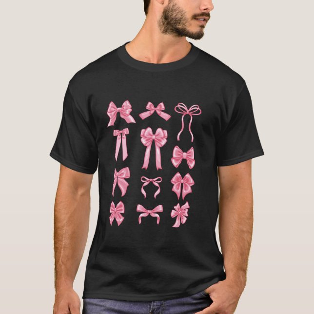 Camiseta Coquette Arcos estéticos, bonitinha, com tendência (Frente)