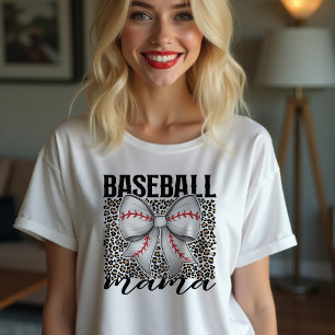 Camiseta Coquette Baseball Mãe