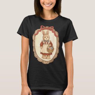 Camiseta Coquette Bow Funny Bunny Eggs Rabbit Happy Easter 