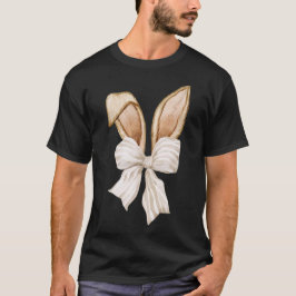 Camiseta Coquette Bunny, Design de Arco e Orelhas
